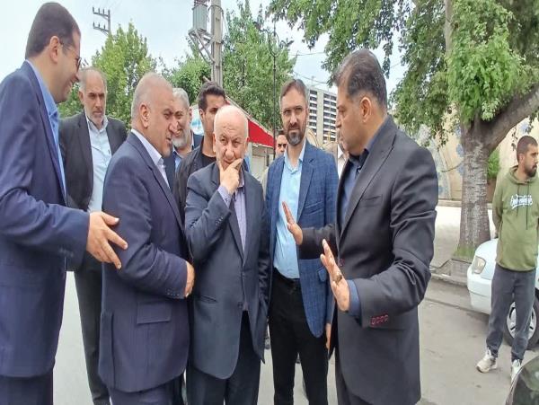 پایش میدانی استاندار مازندران و مدیریت شهری از بلوار فرح آباد+ ویدئو