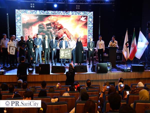 تجلیل از آتش‌نشانان ساری به مناسبت روز آتش‌نشانی و ایمنی