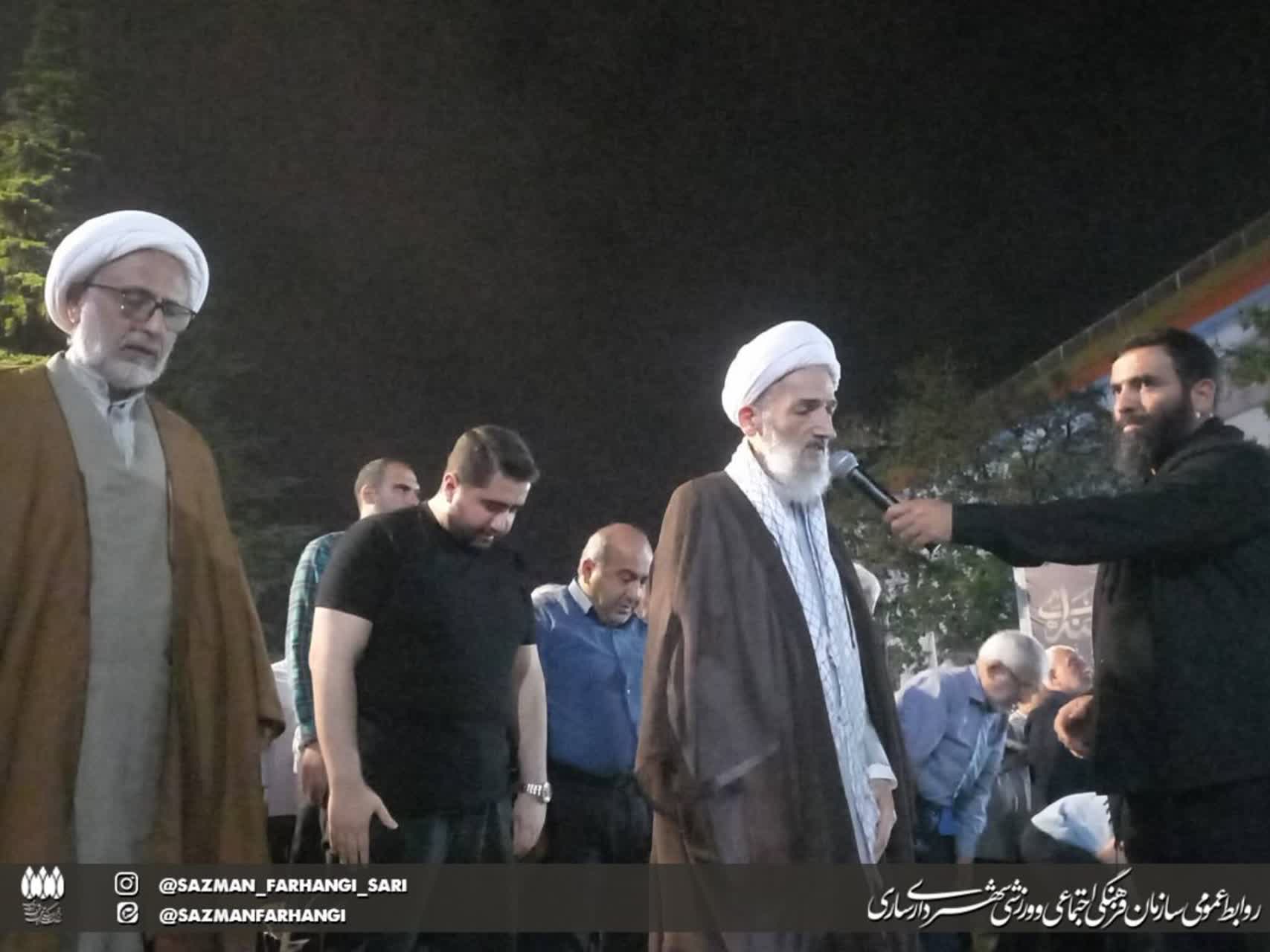 برگزاری تجمعات شبانه وآیین معنوی نماز استغاثه