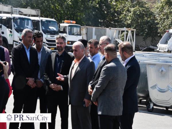 بازدید فرماندار و شهردار ساری از ناوگان لجستیکی خدمات شهری