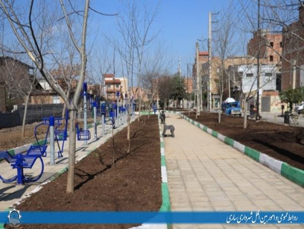 احداث بوستان محله ای رسالت 