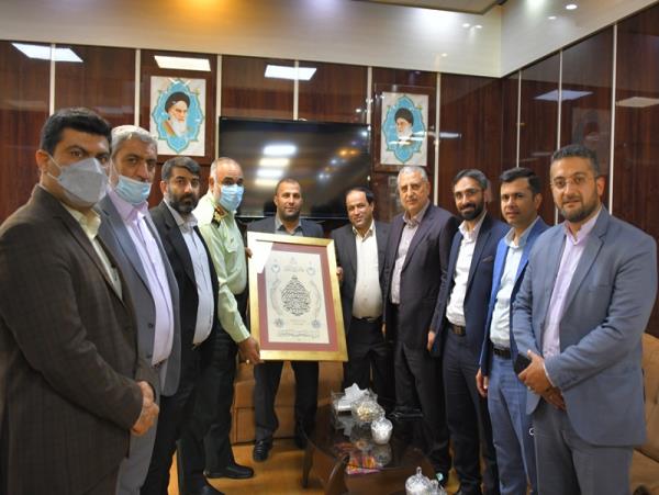 شهردار و اعضای شورای اسلامی شهر ساری با فرماندهان انتظامی مازندران و مرکز استان دیدار کردند