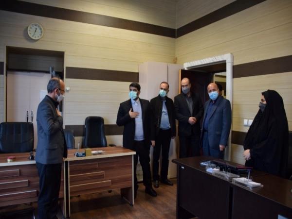 بازدید جواد طالبی شهردار ساری از شهرداری منطقه دو 