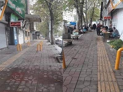 با متخلفان سد معبر برخورد می‌شود