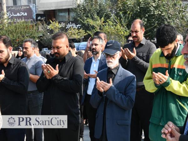 حضور شهردار ساری در مراسم تشییع پیکر حجت‌الاسلام طاهری، امام جماعت مسجد امام حسن عسکری(ع) و عضو جامعه روحانیت مرکز استان